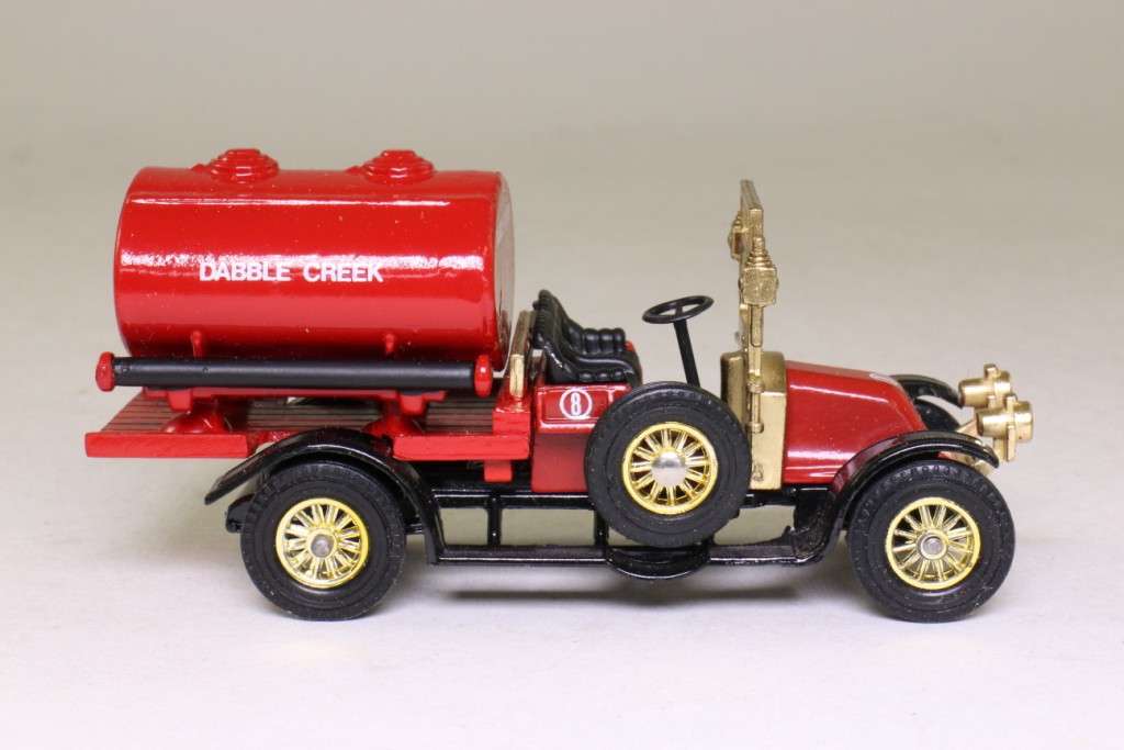 AC57; Dabble Creek Fire Dept, Tanker; 1910 Renault Type AG Van